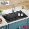 33” Drop-In Top Mount 16 Gauge Workstation Kitchen Sink Single Bowl with WorkFlow™ Ledge and Accessories
